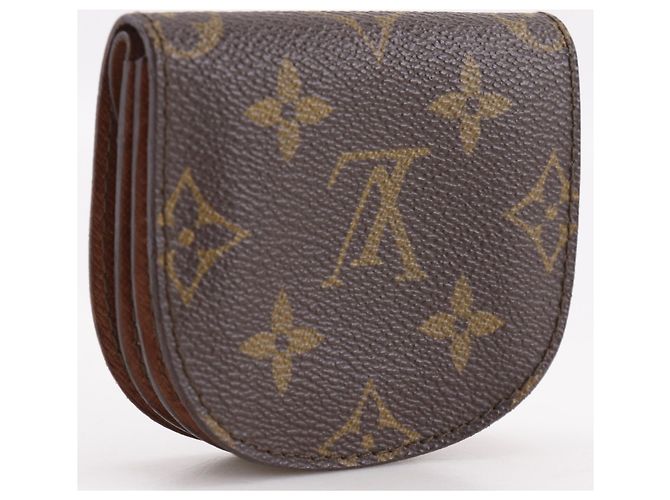 Portamonete Louis Vuitton Monogram Marrone - vista 3
