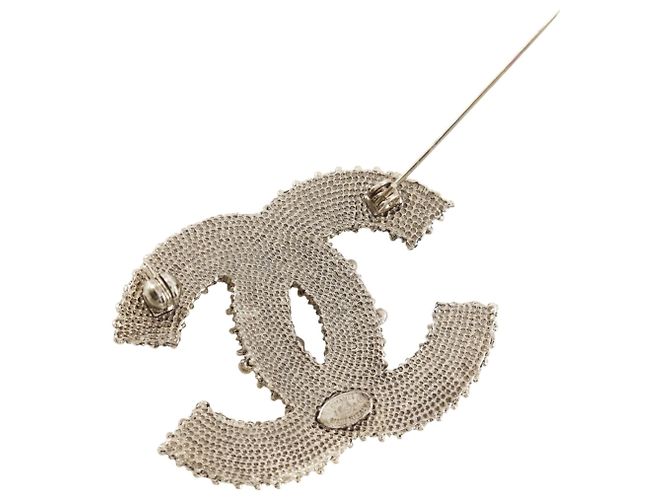 Broche Chanel Coco Mark Plata - vista 3