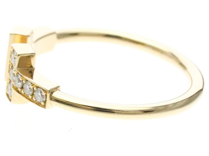 Tiffany & Co. T Wire Oro Rosa 18K con Diamantes Dorado - vista 3
