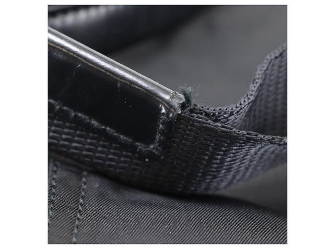 Double Borsa Boston Prada in nylon nero - vista 12