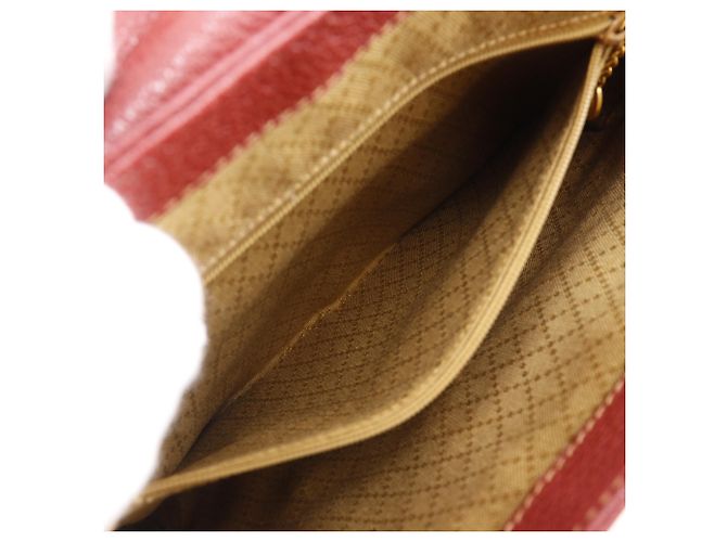 Zaino Gucci in camoscio e pelle rossa Rosso - vista 7