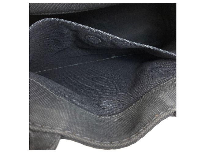Prada Canapa Mini 2-Way Handbag Black - view 11