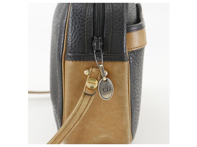 Borsa a tracolla Christian Dior in pelle nera - vista 12