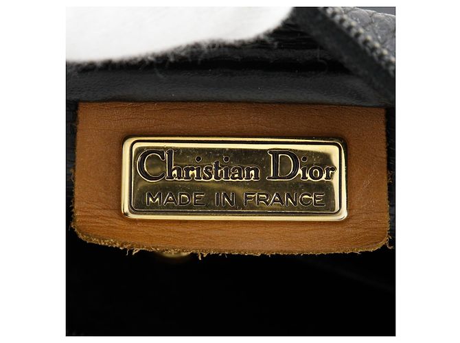 Borsa a tracolla Christian Dior in pelle nera - vista 18