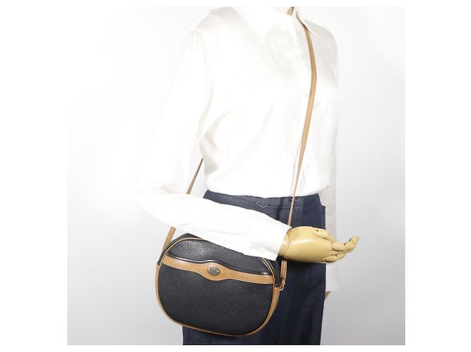 Borsa a tracolla Christian Dior in pelle nera - vista 20
