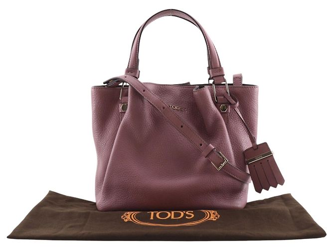 Borsa Tod's Pink Flower Rosa - vista 20