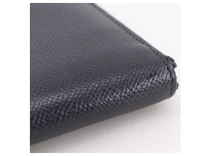 Hermès Portefeuille long Hermes Azap en cuir Epsom noir - vue 12