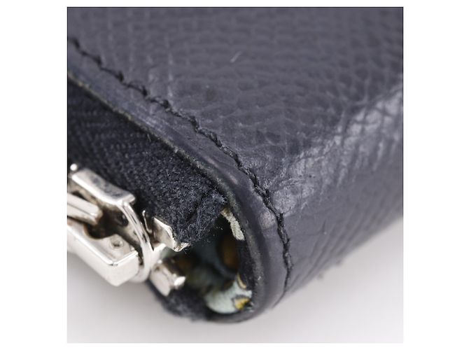 Hermès Portefeuille long Hermes Azap en cuir Epsom noir - vue 4