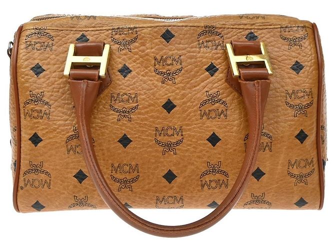 MCM Visetos logogramme Leather Castaño - vista 2