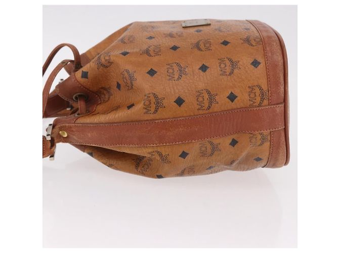 MCM Leather con coulisse Marrone - vista 4