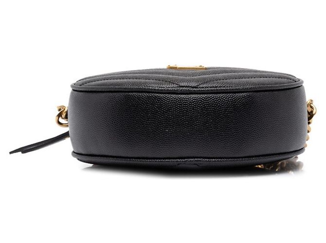 Autre Marque Saint Laurent Schultertasche aus schwarzem Leder - Ansicht 3