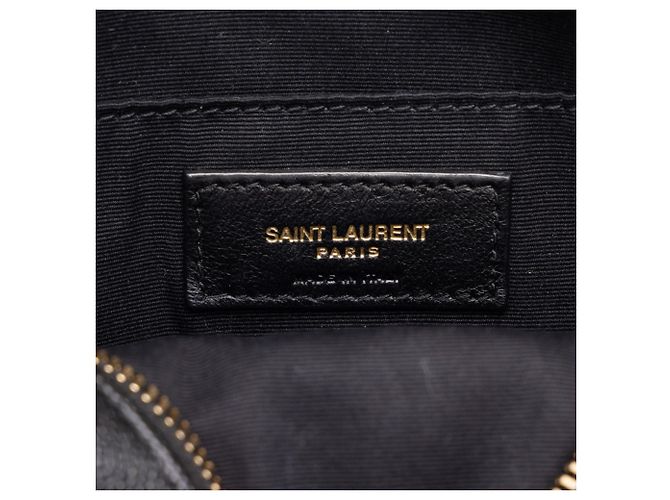 Autre Marque Saint Laurent Schultertasche aus schwarzem Leder - Ansicht 5