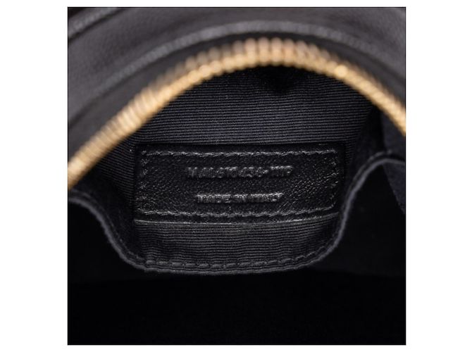 Autre Marque Saint Laurent Schultertasche aus schwarzem Leder - Ansicht 6