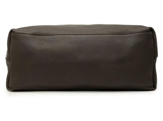 Prada Große Tote Bag mit Dreiecks-Logo-Plakette Anthrazitgrau - Ansicht 3