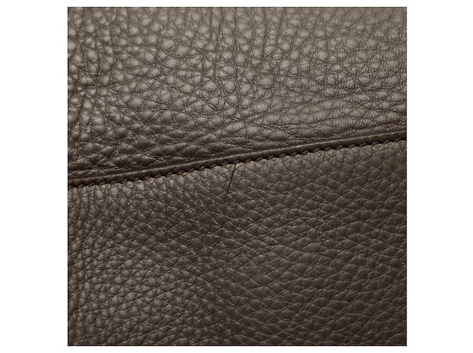 Prada Große Tote Bag mit Dreiecks-Logo-Plakette Anthrazitgrau - Ansicht 6