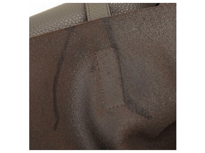 Prada Große Tote Bag mit Dreiecks-Logo-Plakette Anthrazitgrau - Ansicht 7