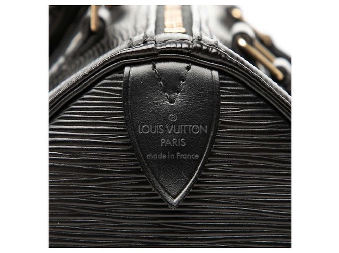 Louis Vuitton Epi Speedy 25 Handtasche Schwarz - Ansicht 5
