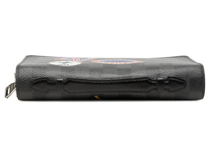 Cartera Larga Louis Vuitton Damier Graphite Zippy XL Negro - vista 3