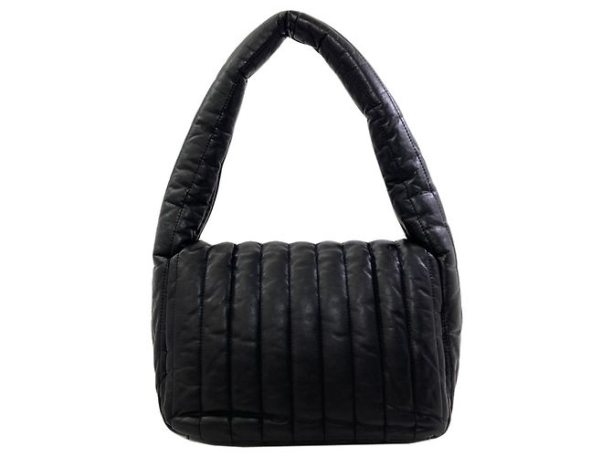 Everyday Balenciaga 787896 Monaco BB Logo Small Sling Bag Noir - vue 2