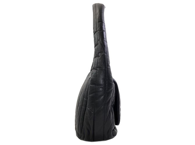 Everyday Balenciaga 787896 Monaco BB Logo Small Sling Bag Noir - vue 3