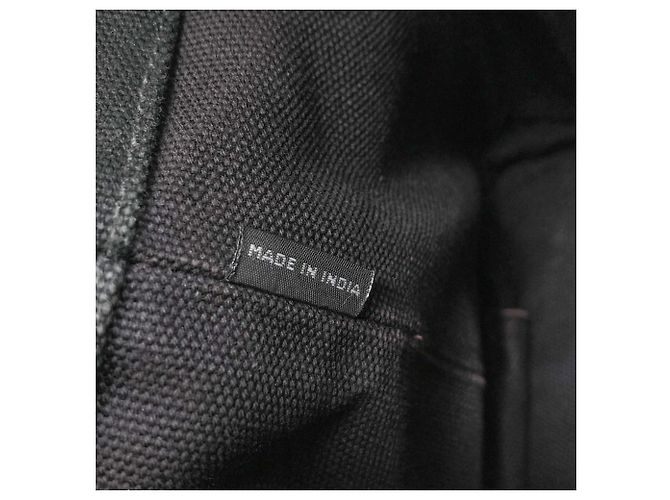 Borsa 2-Way Prada Canapa Mini Nero - vista 7