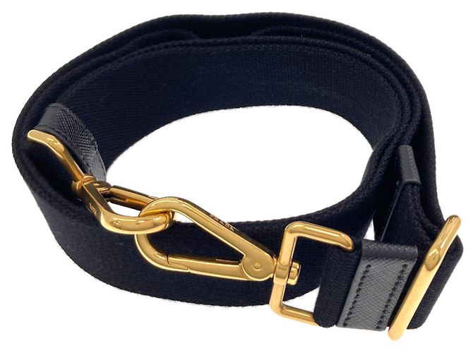Borsa 2-Way Prada Canapa Mini Nero - vista 9
