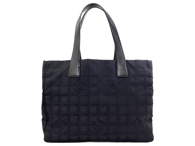 Chanel New Travel Line MM Tote Bag Schwarz - Ansicht 2