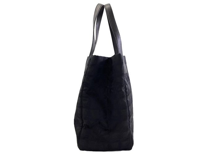 Chanel New Travel Line MM Tote Bag Schwarz - Ansicht 3