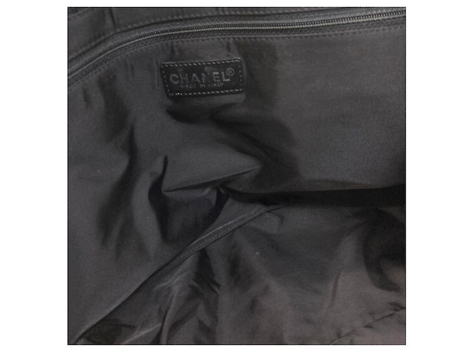 Chanel New Travel Line MM Tote Bag Schwarz - Ansicht 8