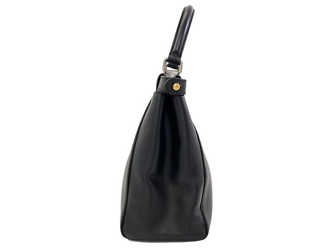 Borsa Tote 2-Way Fendi Peekaboo Nero - vista 3
