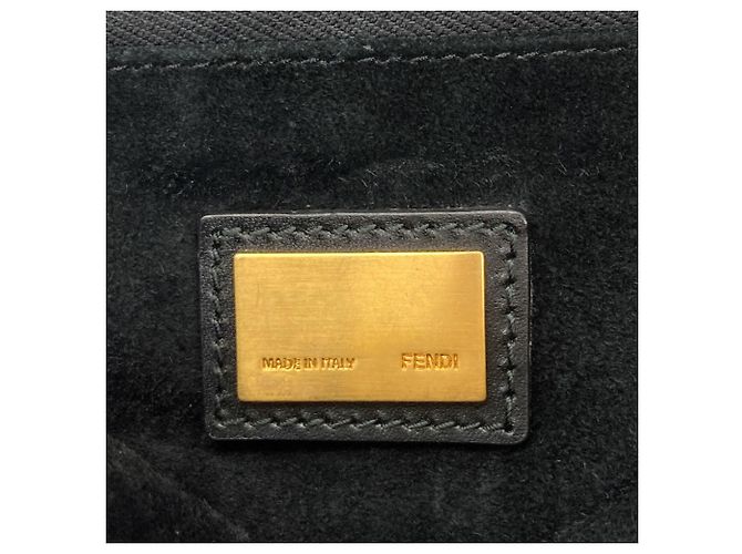 Borsa Tote 2-Way Fendi Peekaboo Nero - vista 6