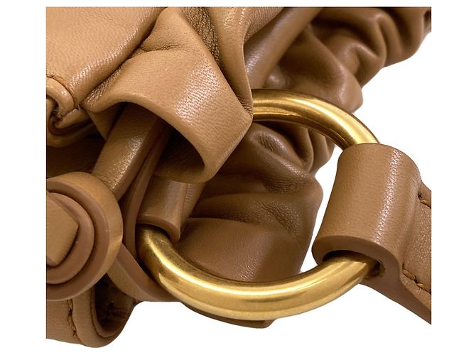 Bolso de hombro Miu Miu Logo Castaño - vista 10