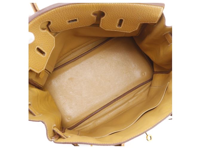 Hermès Hermes Kelly Brown Fjord con Gold Hardware 32 Beige - vista 4