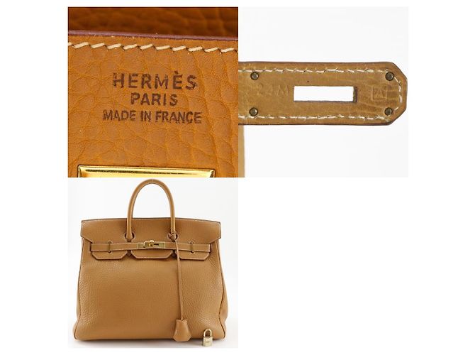 Hermès Hermes Kelly Brown Fjord con Gold Hardware 32 Beige - vista 5