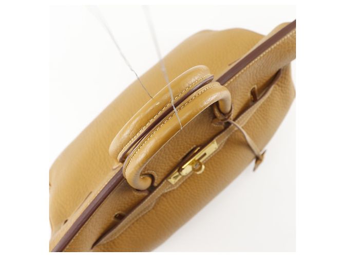 Hermès Hermes Kelly Brown Fjord con Gold Hardware 32 Beige - vista 7