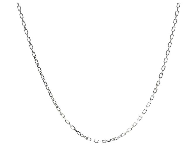 Corrente Cartier Ouro Branco 18K Prata - vista 2