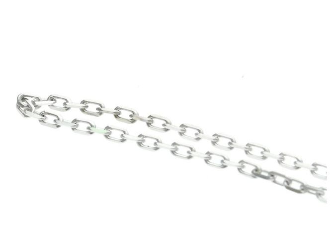 Corrente Cartier Ouro Branco 18K Prata - vista 3
