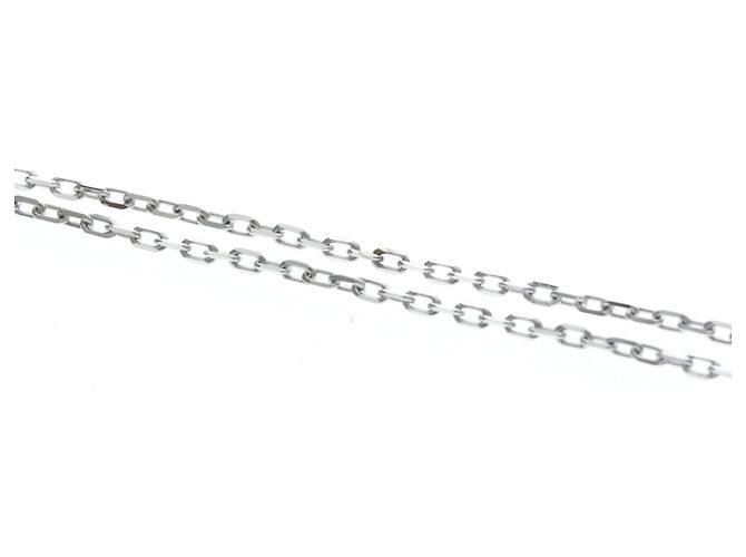 Corrente Cartier Ouro Branco 18K Prata - vista 4