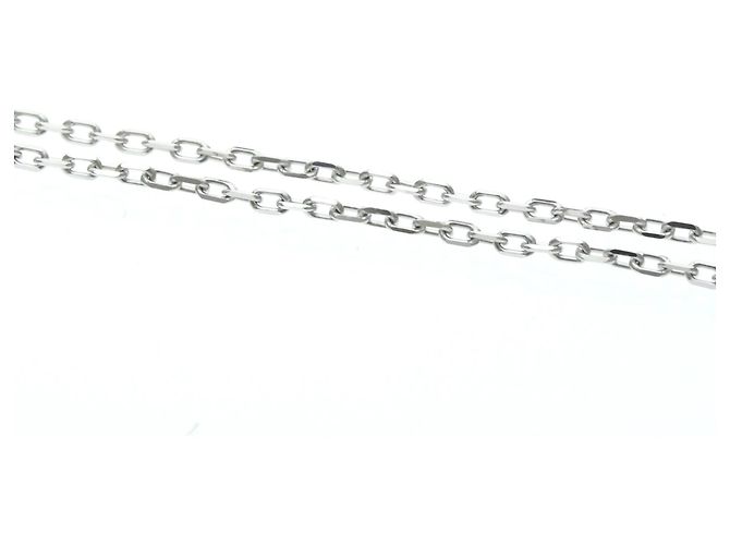 Corrente Cartier Ouro Branco 18K Prata - vista 5