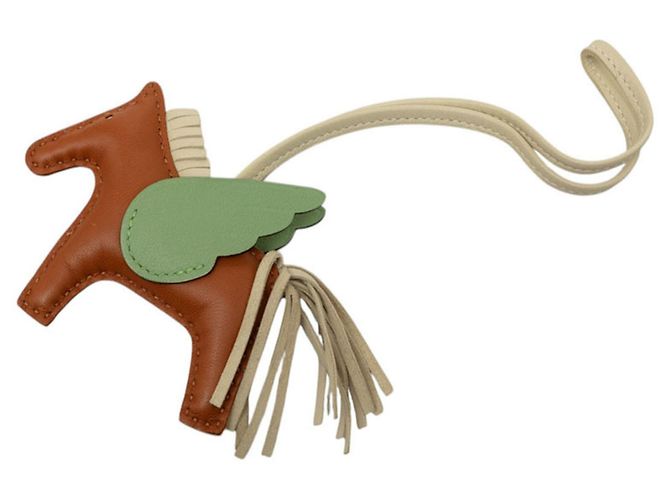 Hermès Hermes Rodeo Charm Pegasus PM Braun Grün - Ansicht 2