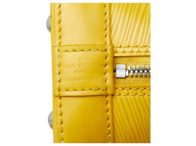 Louis Vuitton Epi Alma BB Handtasche Golden Gelb - Ansicht 10