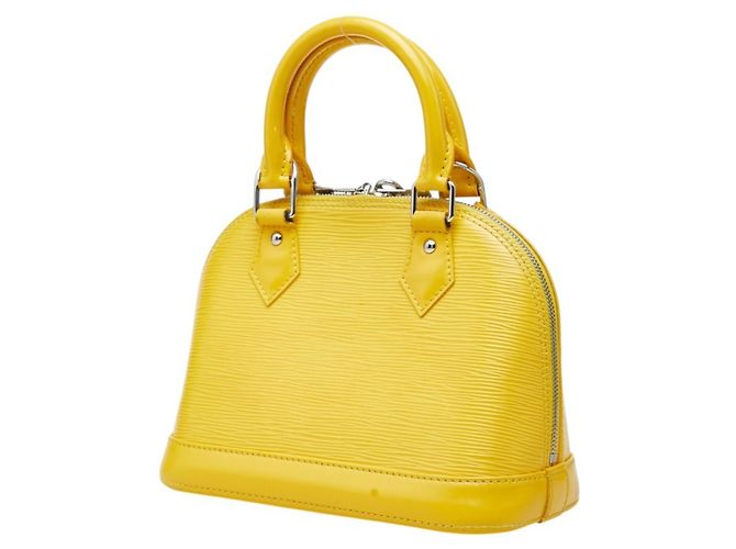 Louis Vuitton Epi Alma BB Handtasche Golden Gelb - Ansicht 2