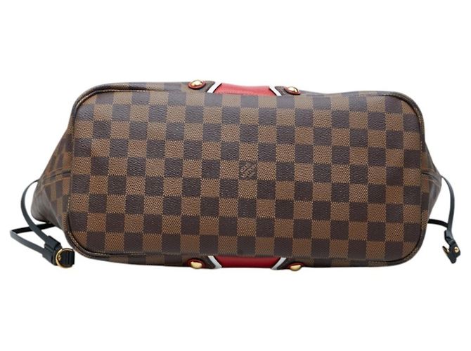 Bolso Tote Louis Vuitton Damier Karakoram Neverfull MM Castaño - vista 3