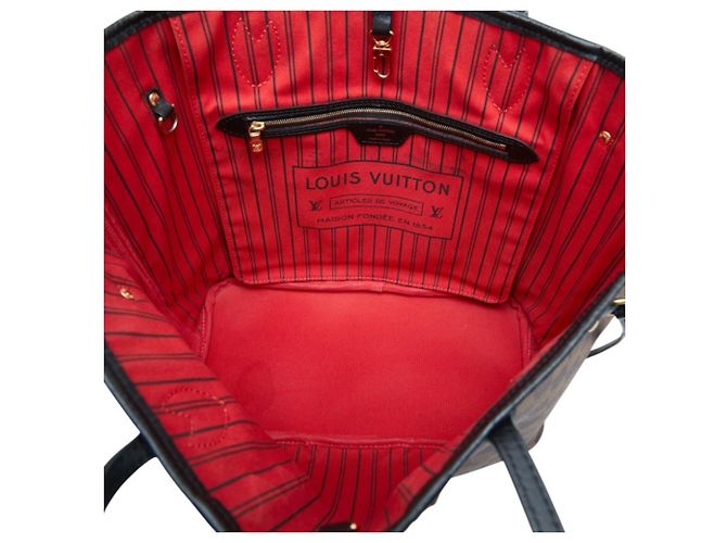 Bolso Tote Louis Vuitton Damier Karakoram Neverfull MM Castaño - vista 8