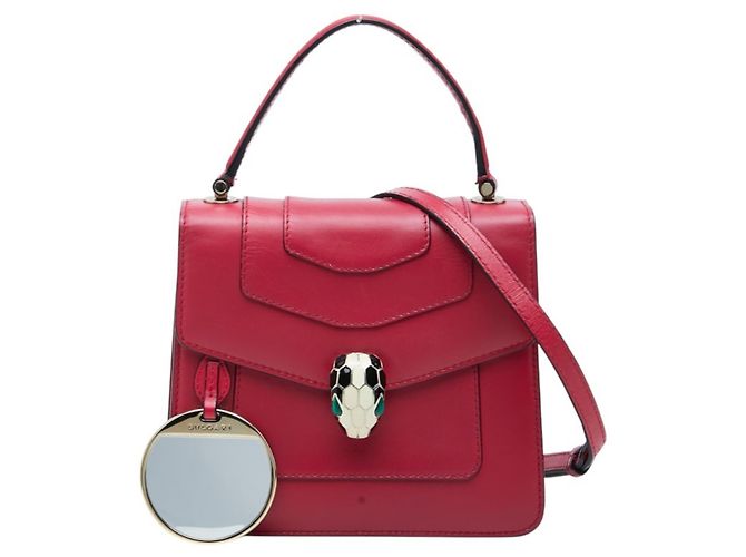 Bulgari Bvlgari Serpenti Forever Handtasche Rot - Ansicht 13