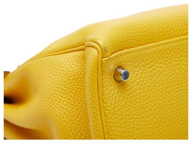 Hermès Borsa Hermes Kelly 32 in Giallo - vista 5