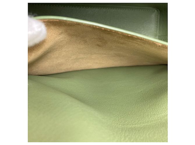 Borsa Tote Loewe Anagram Jacquard Verde - vista 7