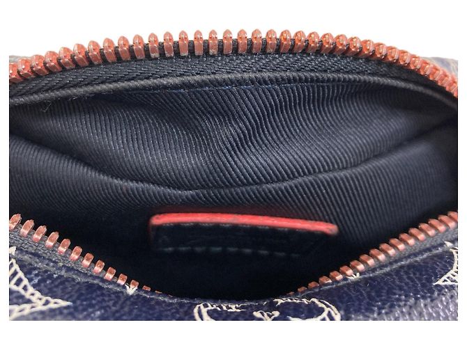 Borsa a tracolla Louis Vuitton Danube PM Upside Down Blu Monogramma - vista 8
