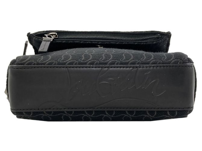 Borsa a tracolla Christian Louboutin ZIP N FLAP Nero - vista 4