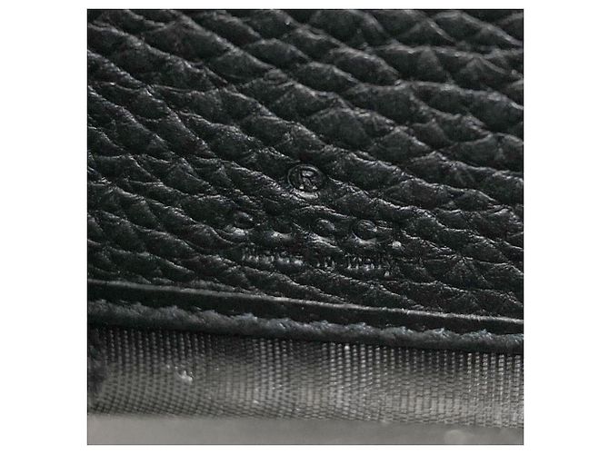 Gucci 750458 Interlocking G Long Wallet Black - view 6
